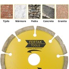 Disco De Corte Diamantado Segmentado 110x20mm | Fertak